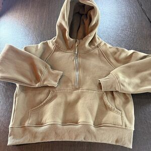Automet Women's Sweatshirt Half Zip Cropped Pullover Fleece Half Zipper Hoodie